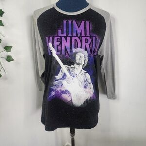 Rockin Artwork Jimi Hendrix Graphic TShirt